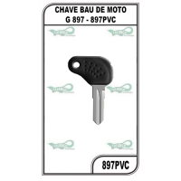 CHAVE BAU DE MOTO G 897 - 897PVC -PACOTE COM 5 UNIDADES 