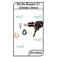 Kit de Reparo Com Cilindro Para Maçaneta Externa Pt Caminão Volvo - AT12035