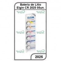Bateria Elgin Litio CR 2025 5 unidades - 2025