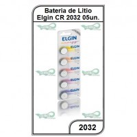 Bateria Elgin Litio CR 2032 5 unidades - 2032
