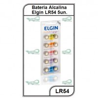 Bateria Elgin Alcalina LR 54 10 unidades - LR54