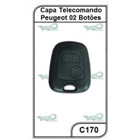 Capa Telecomando Peugeot 2 Botões - C170