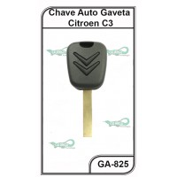 Chave Gaveta Citroen C3 667G Oca - GA-825