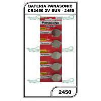 BATERIA PANASONIC CR2450 3V 5UN - 2450
