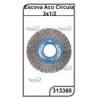 Escova Aço Brasfort Circular 3x1/2 - 313360