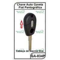 Chave Gaveta Fiat Palio, Siena, Strada, Doblo e Idea Oca - GA-834