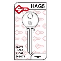 Chave Yale Haga G 473 - HAG5 - PACOTE COM 10 UNIDADES 